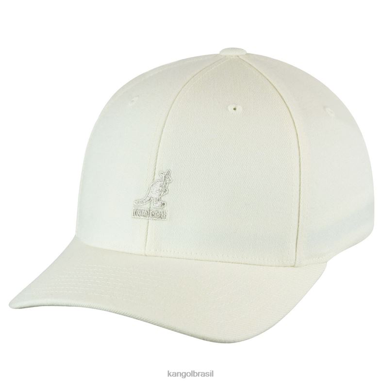 chapelaria | Kangol unissex branco beisebol flexfit de lã Z4880325