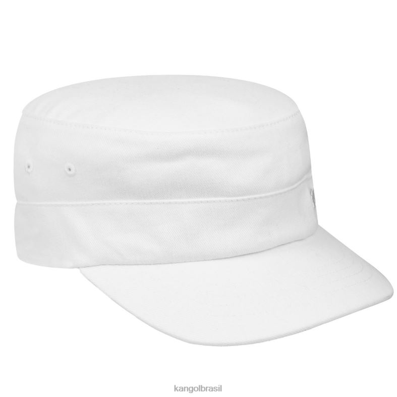 chapelaria | Kangol unissex branco boné do exército de sarja de algodão Z4880266