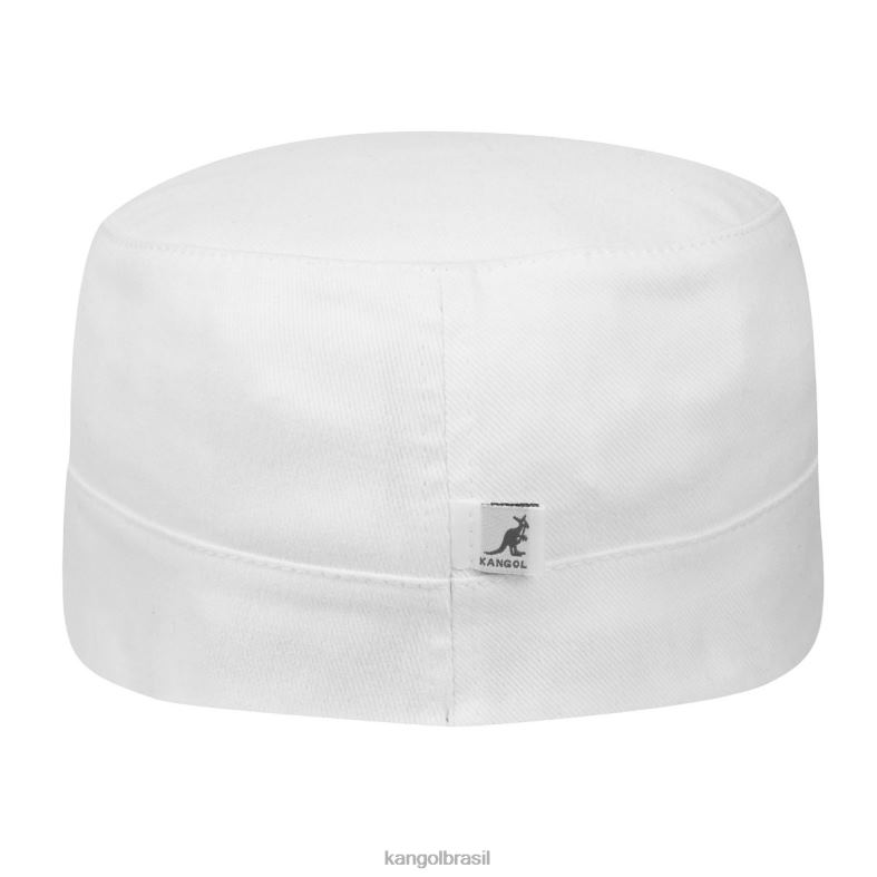 chapelaria | Kangol unissex branco boné do exército de sarja de algodão Z4880266