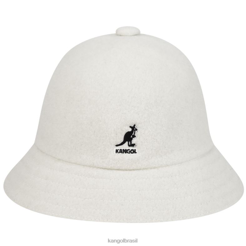 chapelaria | Kangol unissex branco lã casual Z4880719