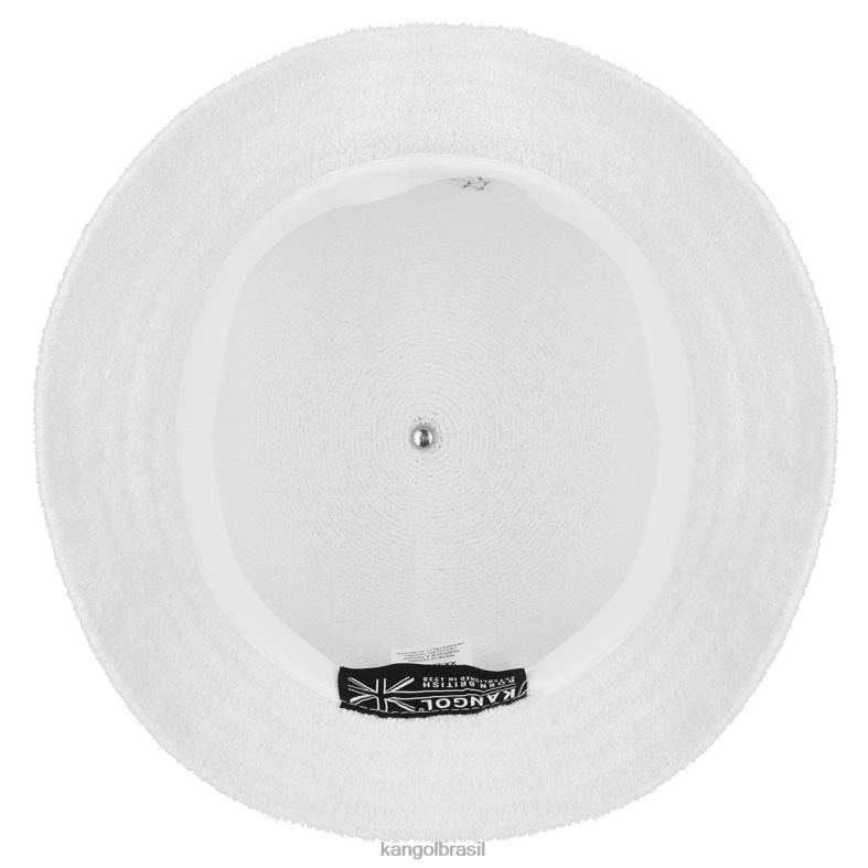 chapelaria | Kangol unissex branco logotipo grande casual Z4880521