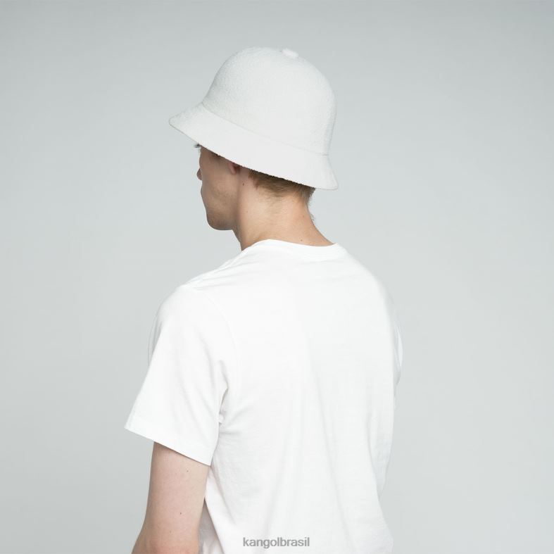 chapelaria | Kangol unissex branco logotipo grande casual Z4880521