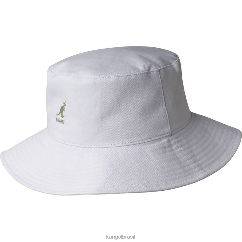 chapelaria | Kangol unissex branco pescador lavado Z4880454