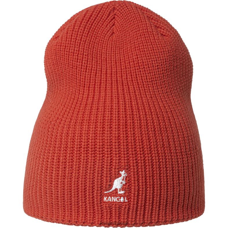 chapelaria | Kangol unissex brilho de cereja cardeal gorro de 2 vias Z4880871