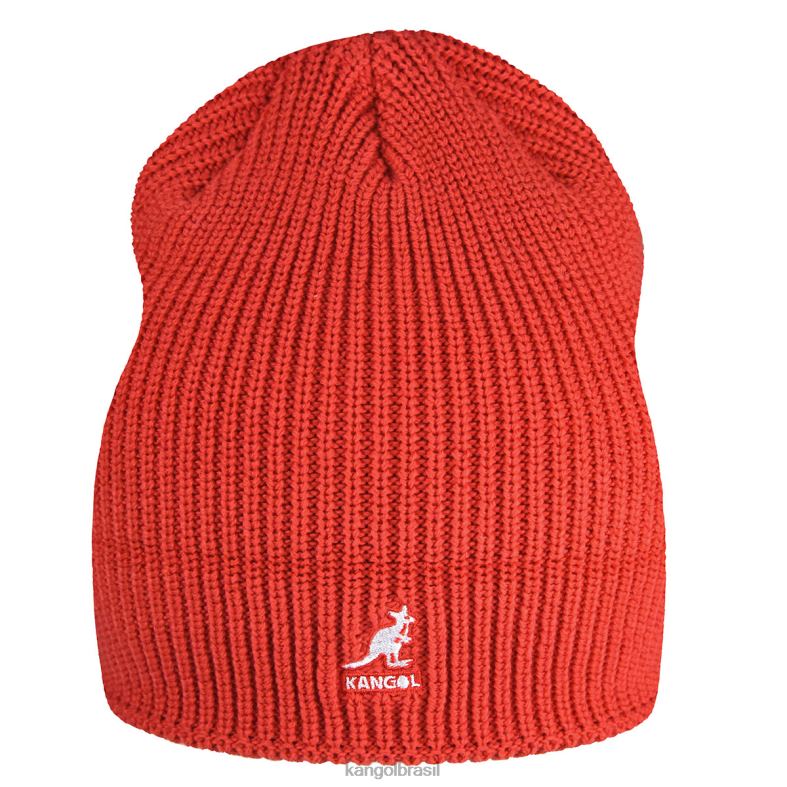 chapelaria | Kangol unissex brilho de cereja cardeal gorro de 2 vias Z4880871
