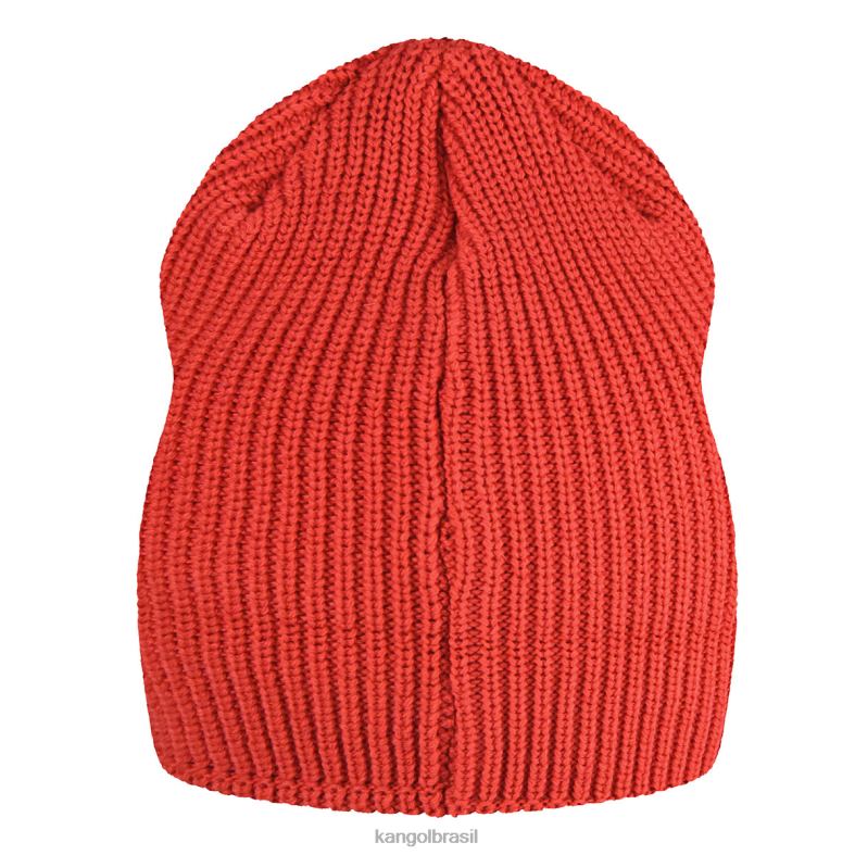 chapelaria | Kangol unissex brilho de cereja cardeal gorro de 2 vias Z4880871