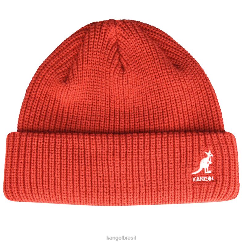 chapelaria | Kangol unissex brilho de cereja cardeal gorro de 2 vias Z4880871