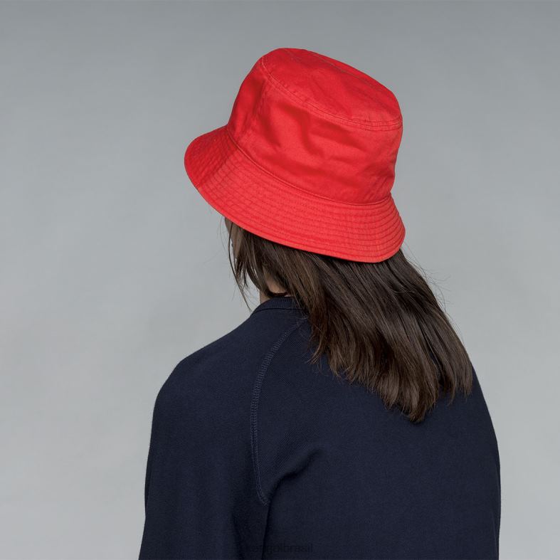 chapelaria | Kangol unissex brilho de cereja chapéu balde lavado Z4880589