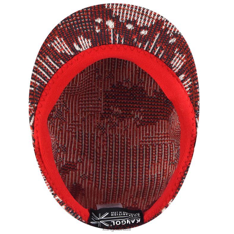 chapelaria | Kangol unissex brilho de cereja costela camuflada 504 Z488051