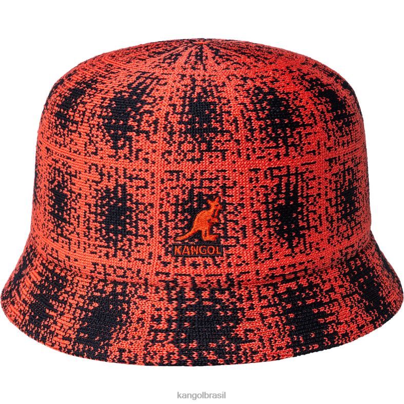 chapelaria | Kangol unissex brilho preto/cereja caixa xadrez grunge Z4880658
