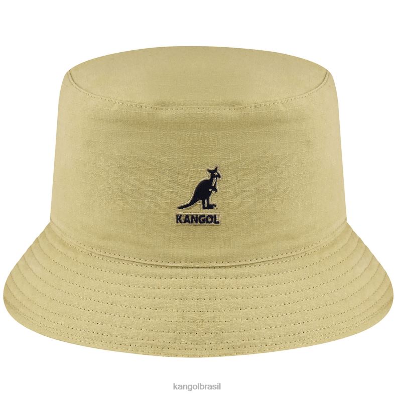 chapelaria | Kangol unissex cáqui balde de rotação essencial ripstop Z4880518