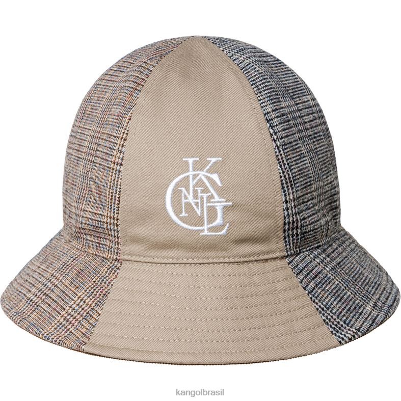 chapelaria | Kangol unissex cáqui trabalho lazer rev casual Z4880505