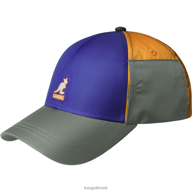 chapelaria | Kangol unissex carvão multi boné de beisebol de aventura Z4880285