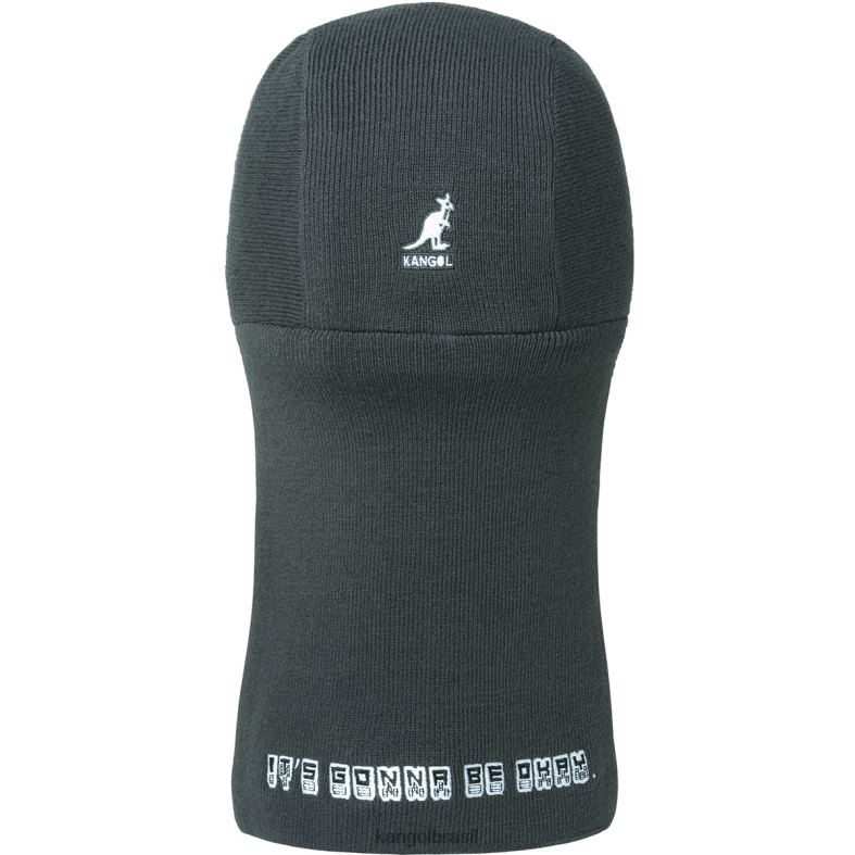 chapelaria | Kangol unissex carvão ok balaclava dobrável Z4880811