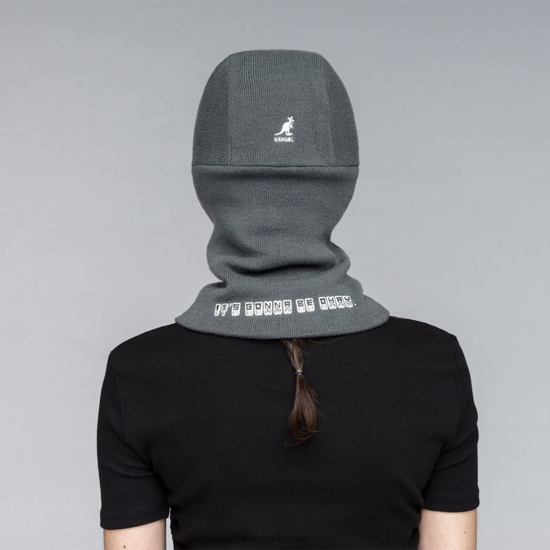 chapelaria | Kangol unissex carvão ok balaclava dobrável Z4880811