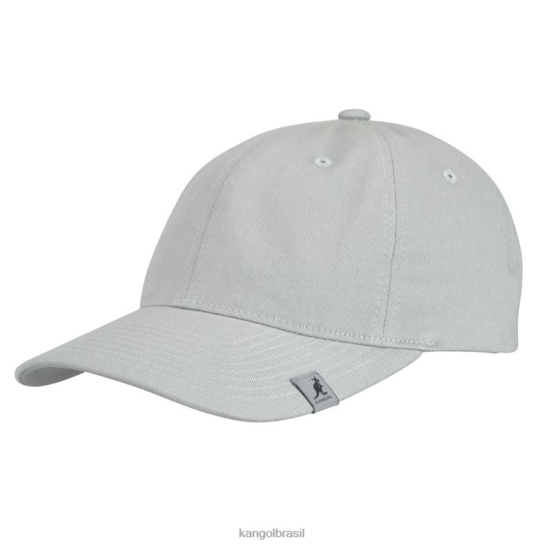 chapelaria | Kangol unissex cinza beisebol ajustável de algodão Z4880333