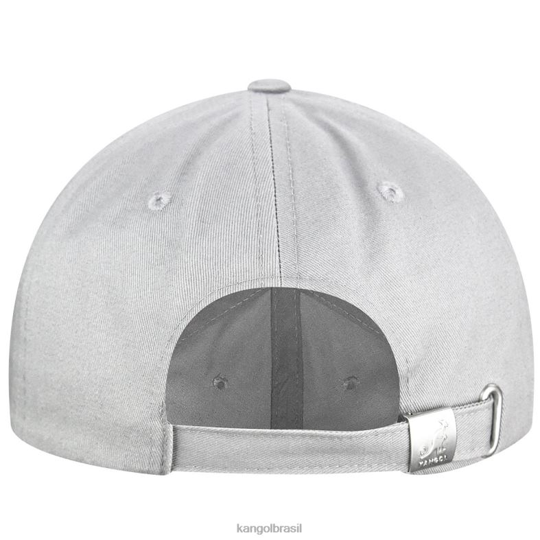 chapelaria | Kangol unissex cinza beisebol ajustável de algodão Z4880333