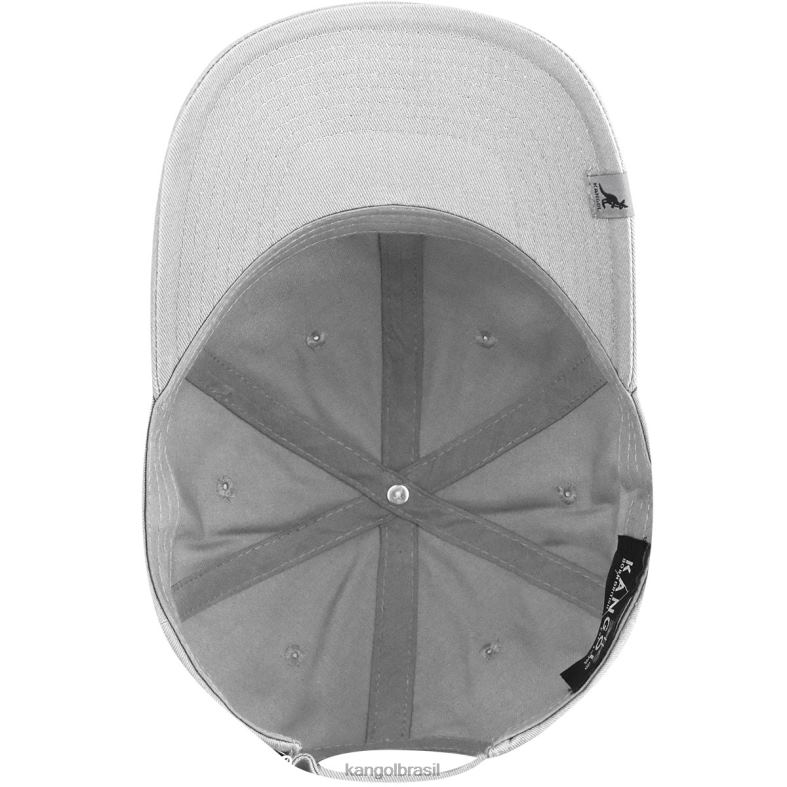 chapelaria | Kangol unissex cinza beisebol ajustável de algodão Z4880333