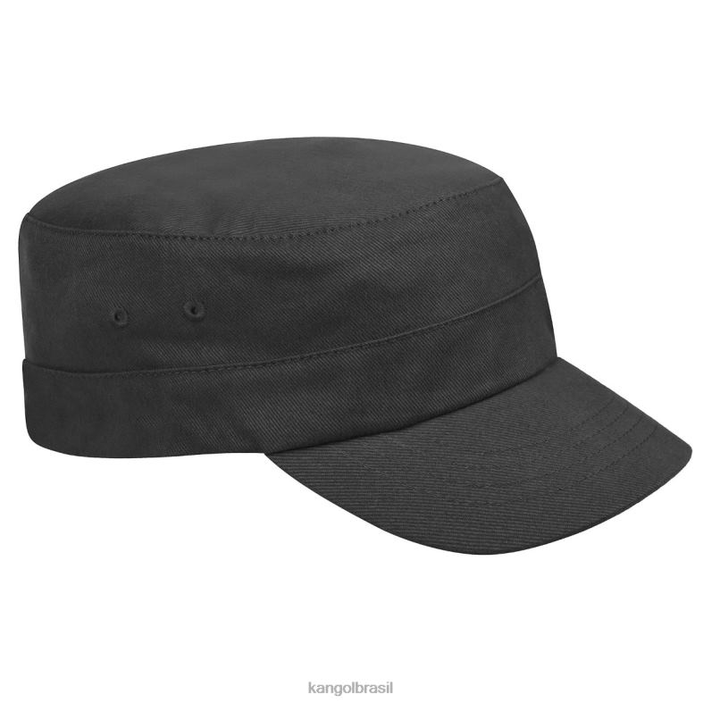 chapelaria | Kangol unissex cinza boné do exército de sarja de algodão Z4880262