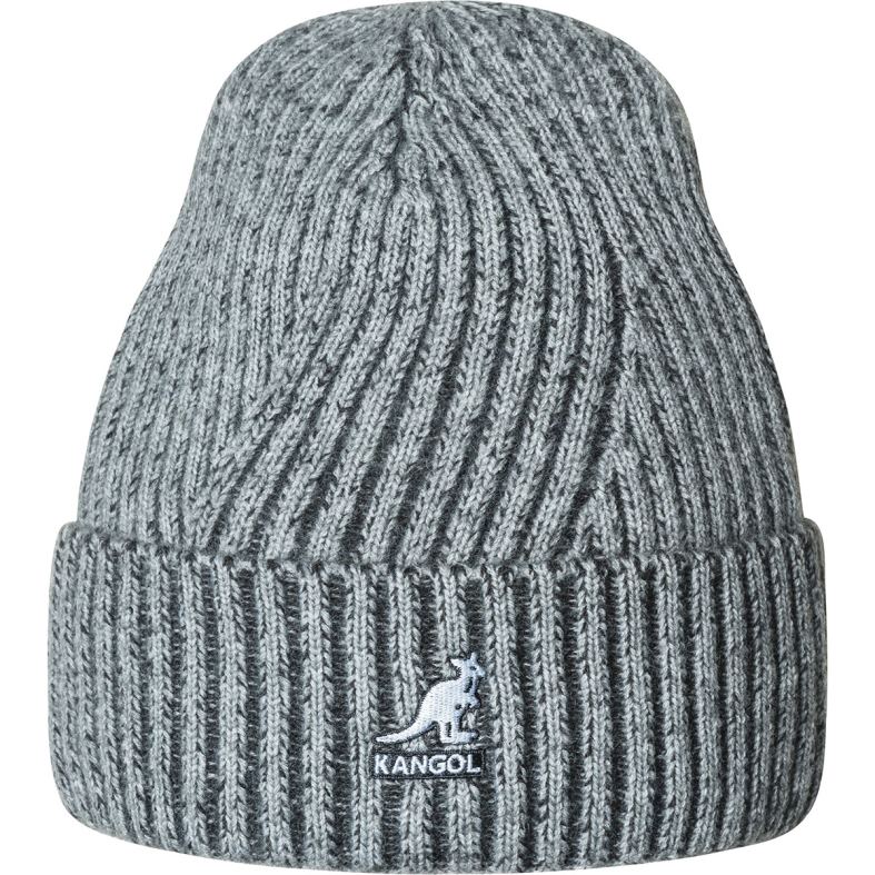 chapelaria | Kangol unissex cinza pull-on de punho de 2 tons Z4880837