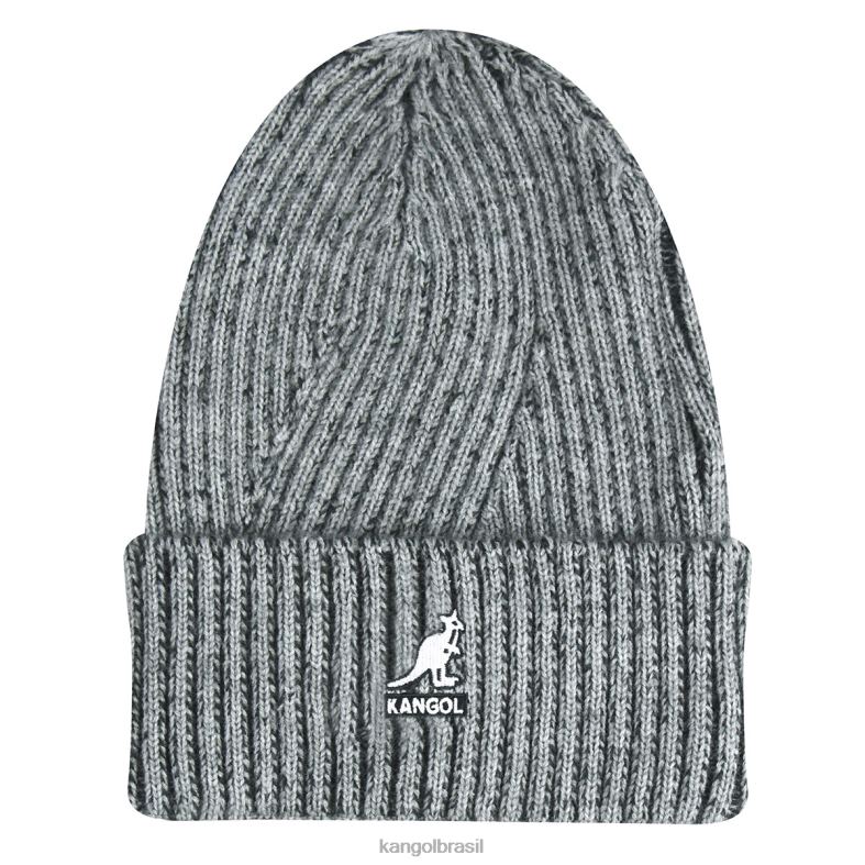 chapelaria | Kangol unissex cinza pull-on de punho de 2 tons Z4880837