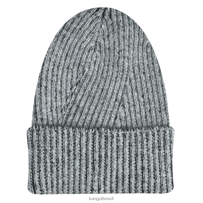 chapelaria | Kangol unissex cinza pull-on de punho de 2 tons Z4880837