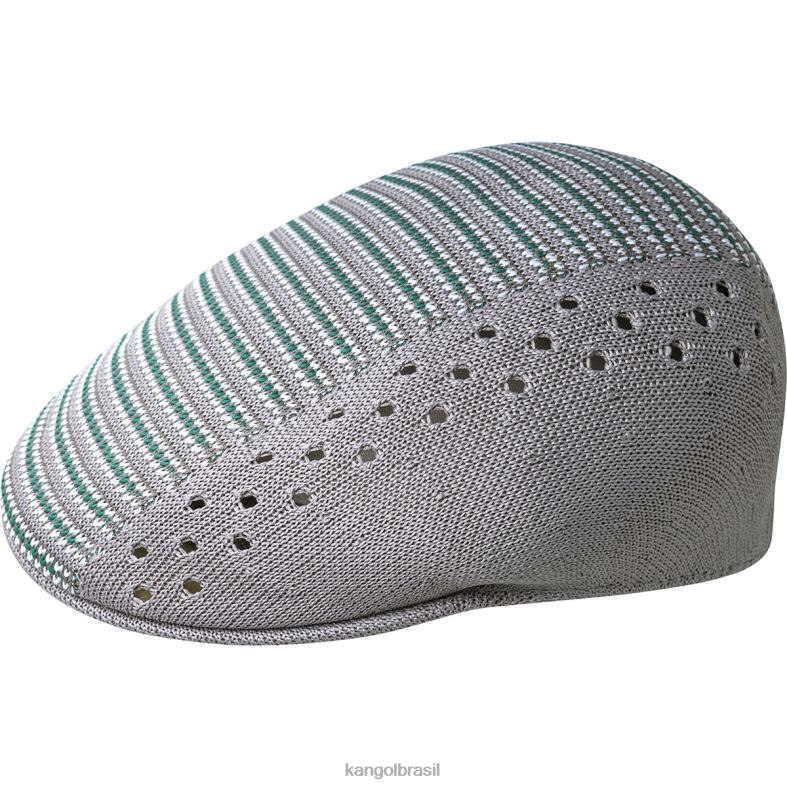 chapelaria | Kangol unissex cinza respiradouro preppy 504 Z4880103