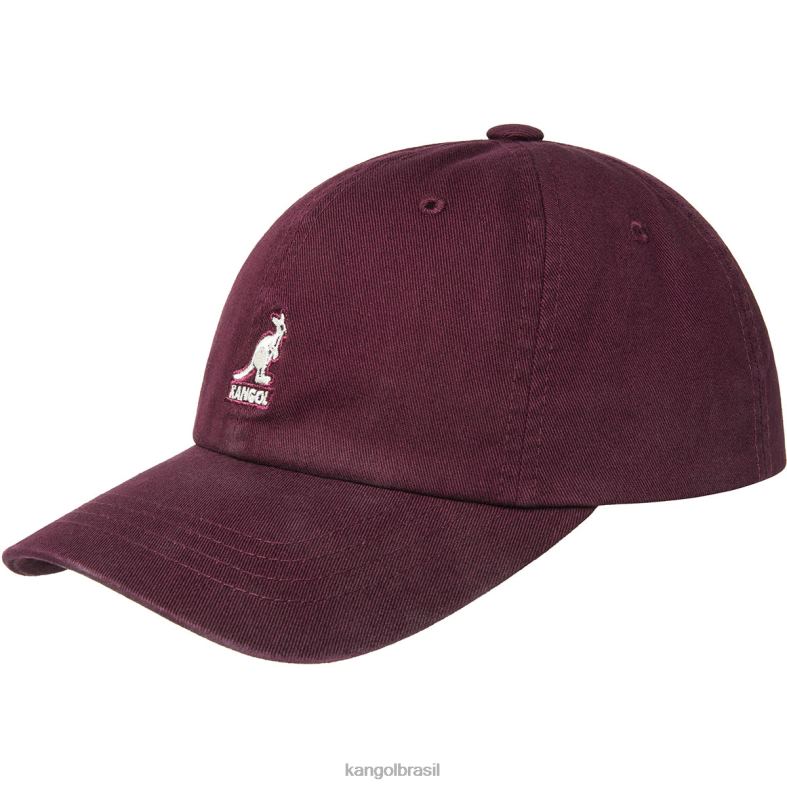 chapelaria | Kangol unissex cordovão beisebol lavado Z4880344