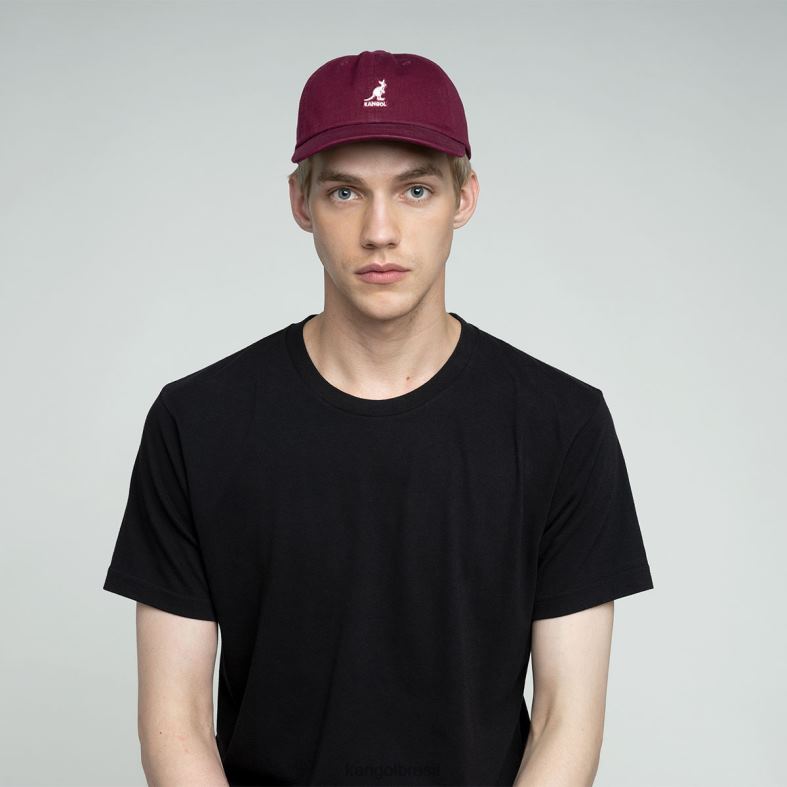 chapelaria | Kangol unissex cordovão beisebol lavado Z4880344
