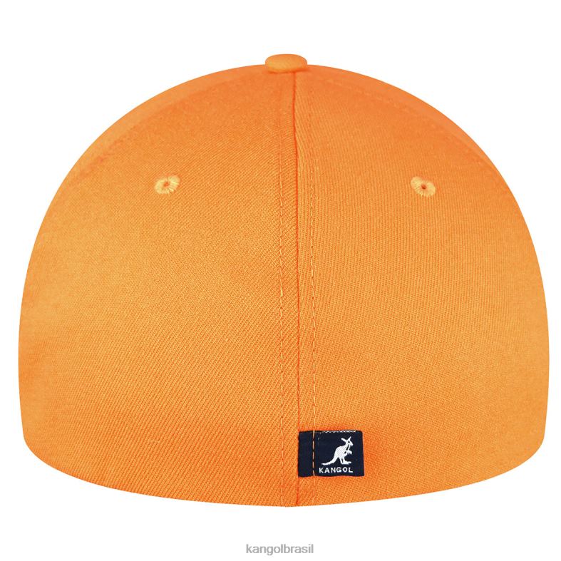 chapelaria | Kangol unissex damasco laranja beisebol flexfit de lã Z4880330
