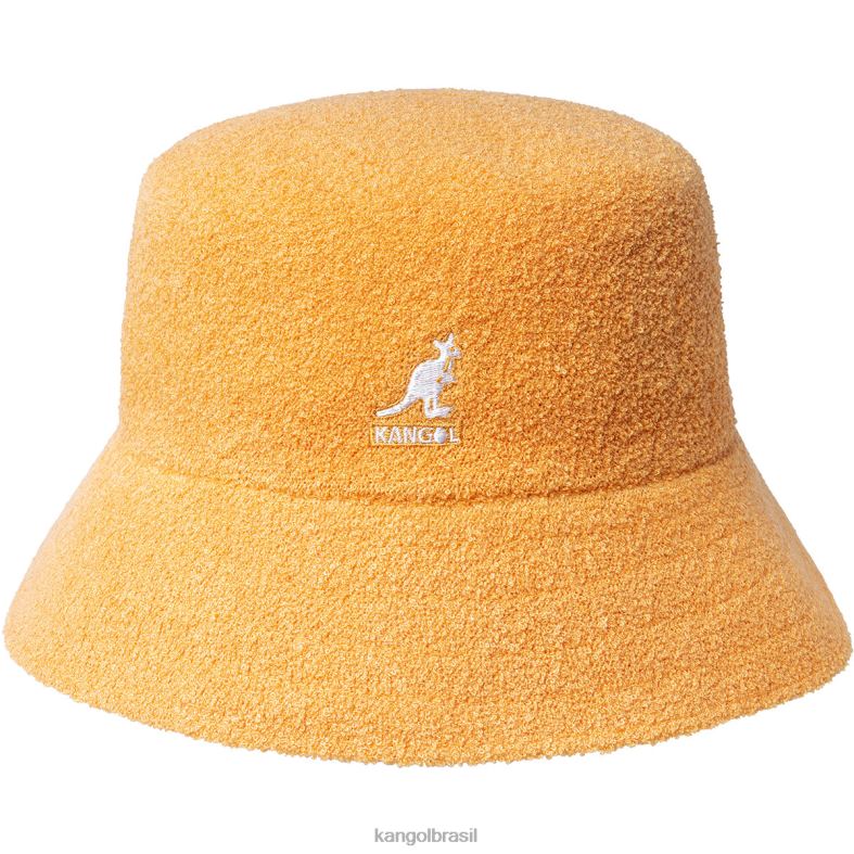 chapelaria | Kangol unissex damasco quente balde de bermudas Z4880626