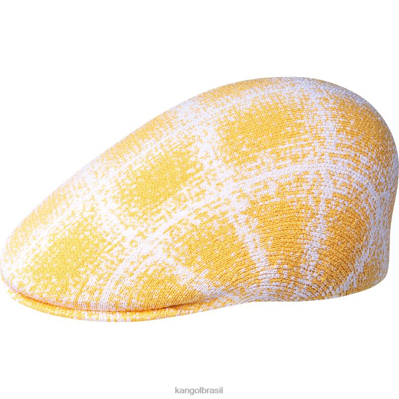 chapelaria | Kangol unissex damasco quente/branco xadrez grunge 507 Z4880230