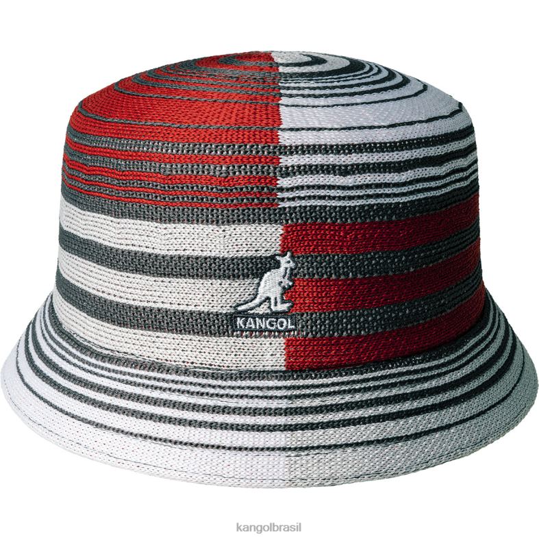 chapelaria | Kangol unissex faixa de carvão caixa de listras digitais Z4880496