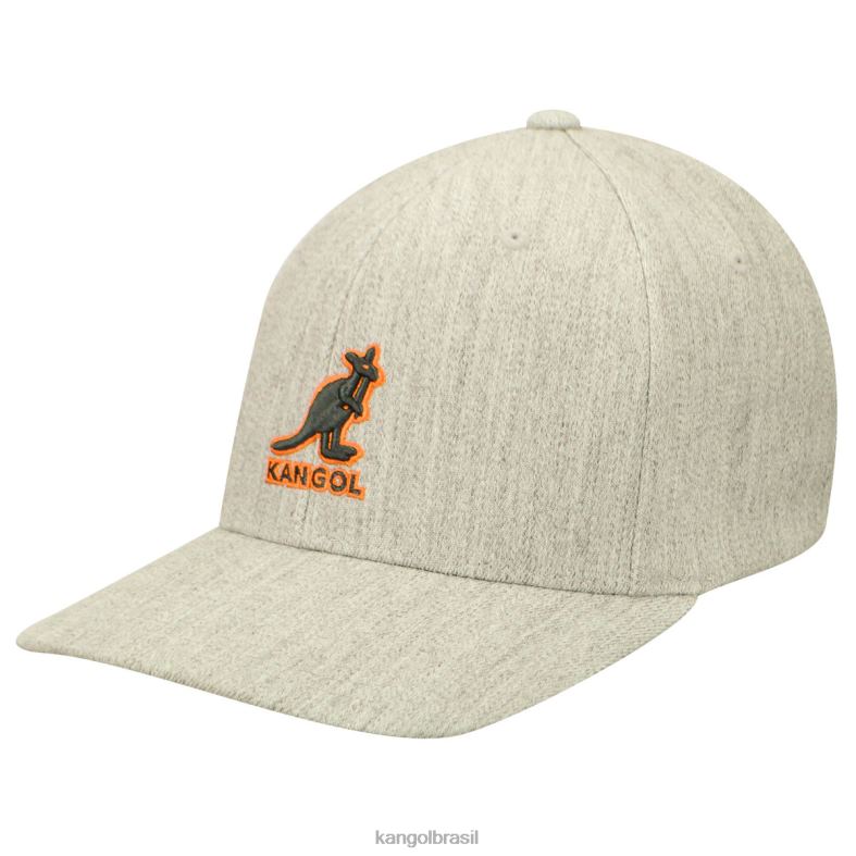 chapelaria | Kangol unissex flanela beisebol flexfit de lã 3d Z4880300