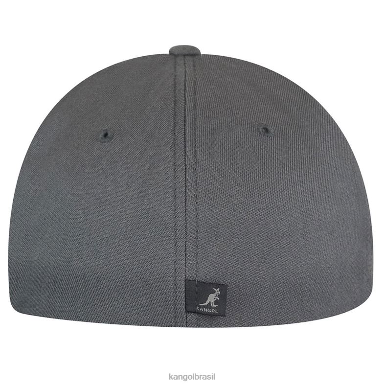 chapelaria | Kangol unissex flanela escura beisebol flexfit de lã Z4880317