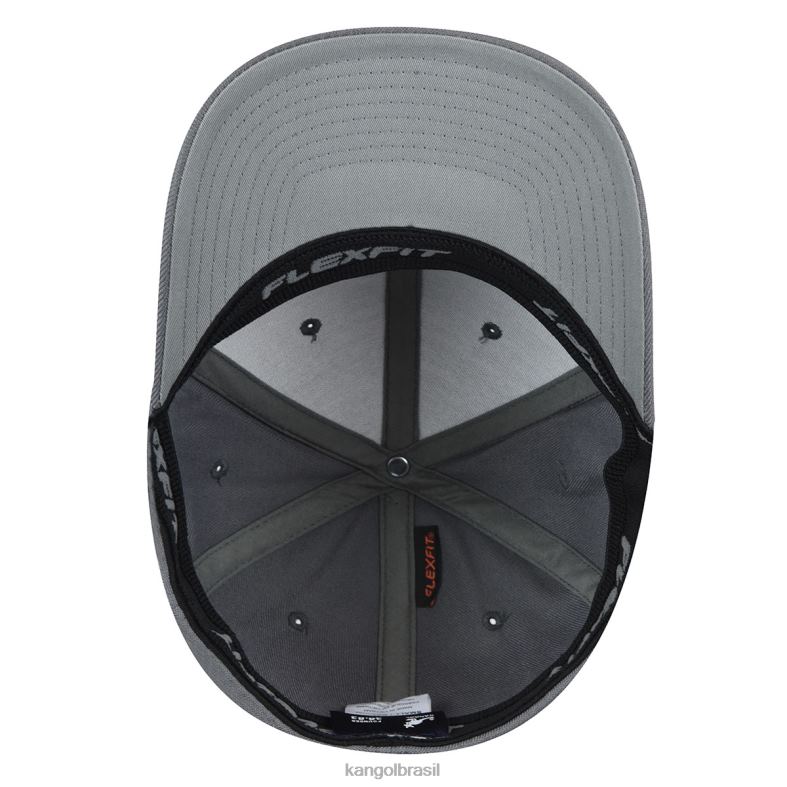 chapelaria | Kangol unissex flanela escura beisebol flexfit de lã Z4880317