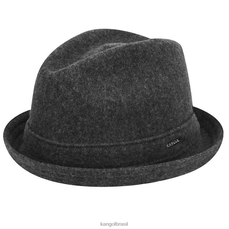 chapelaria | Kangol unissex flanela escura jogador de lã Z4880929