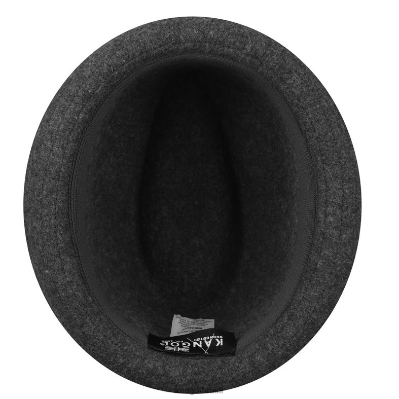 chapelaria | Kangol unissex flanela escura jogador de lã Z4880929