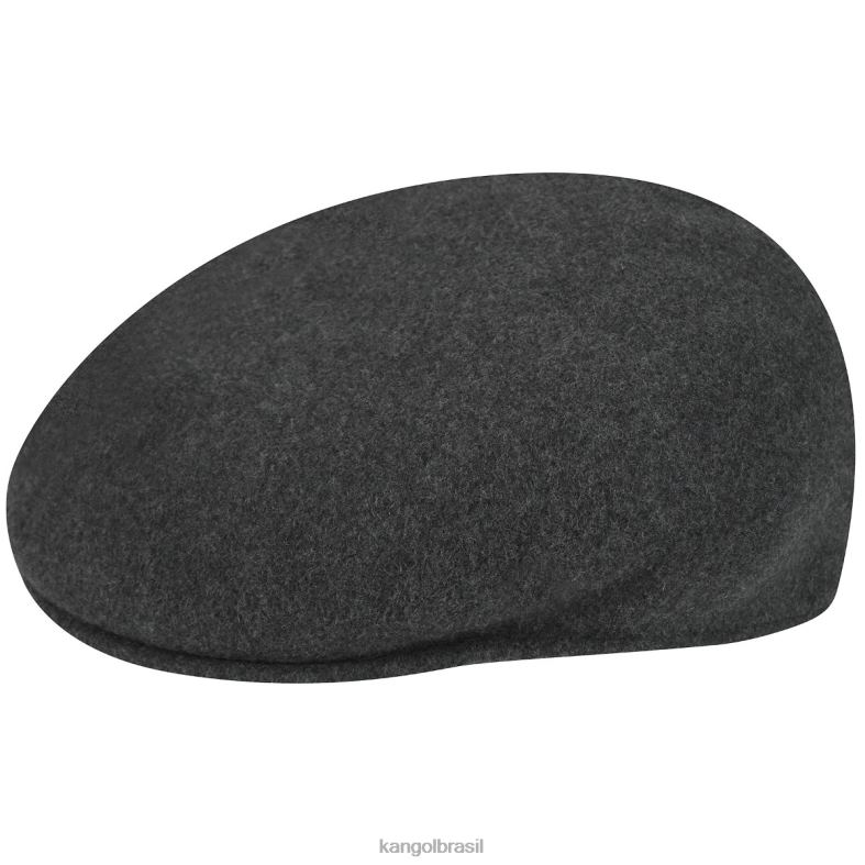 chapelaria | Kangol unissex flanela escura lã eua 504 Z4880157