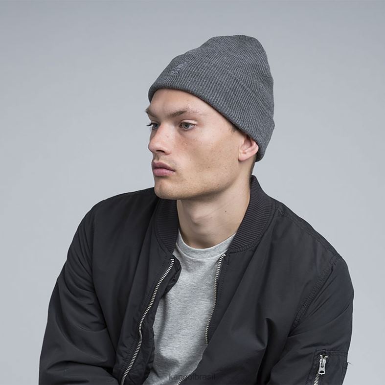 chapelaria | Kangol unissex flanela escura manguito de acrílico puxar Z4880846