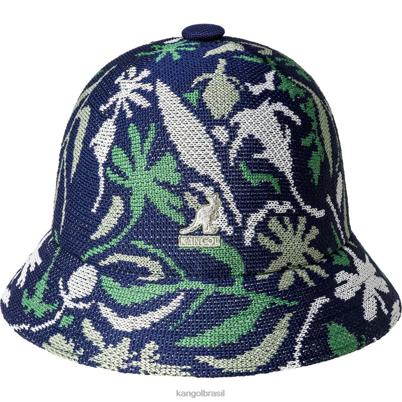 chapelaria | Kangol unissex floral marinho casual floral de rua Z4880486