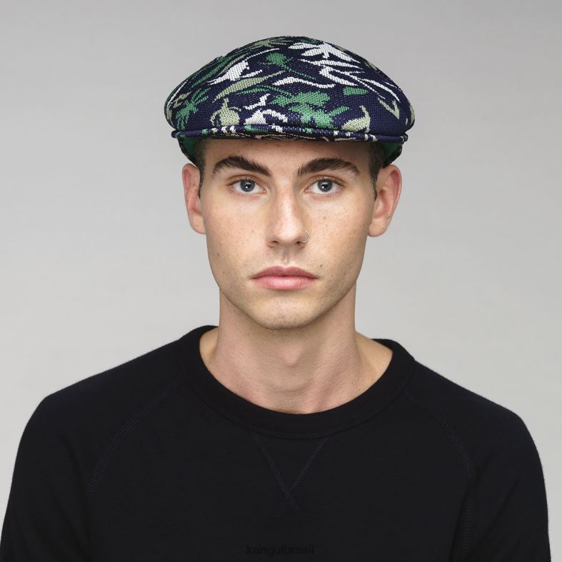 chapelaria | Kangol unissex floral marinho flor de rua 504 Z488013