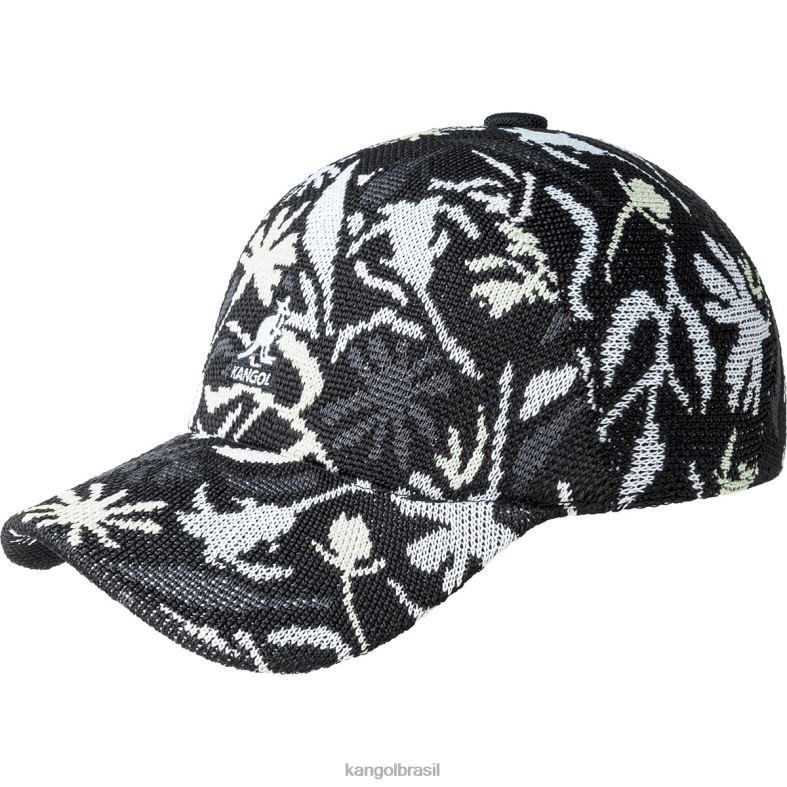 chapelaria | Kangol unissex floral preto boné floral de rua Z4880280