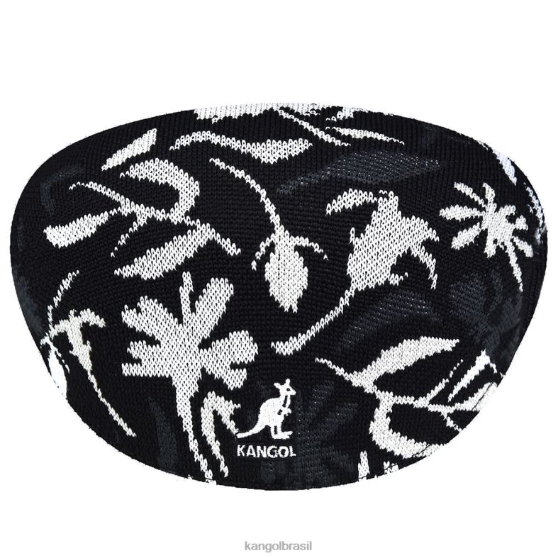 chapelaria | Kangol unissex floral preto flor de rua 504 Z488014