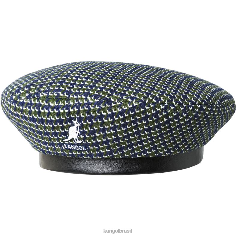 chapelaria | Kangol unissex floresta/marinha boina grade de dente Z4880426
