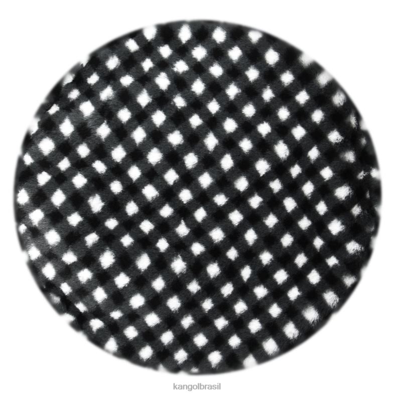 chapelaria | Kangol unissex guingão preto boina de pele falsa Z4880407