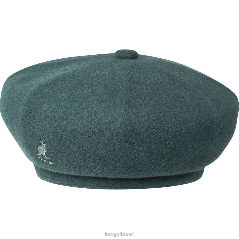 chapelaria | Kangol unissex líquen escuro boina jax de lã Z4880439