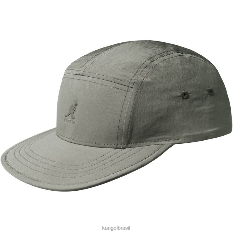 chapelaria | Kangol unissex óleo verde beisebol de 5 painéis de toque suave Z4880277