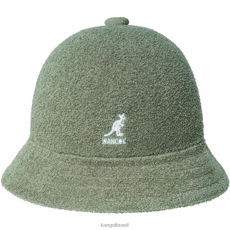 chapelaria | Kangol unissex óleo verde bermuda casual Z4880606