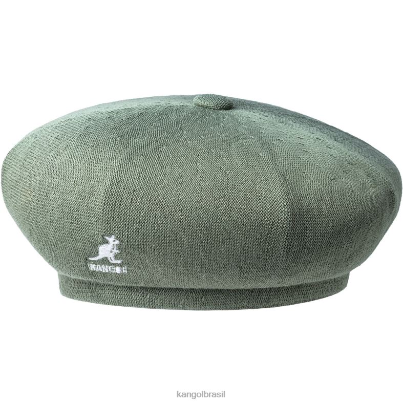 chapelaria | Kangol unissex óleo verde boina jax de bambu Z4880415